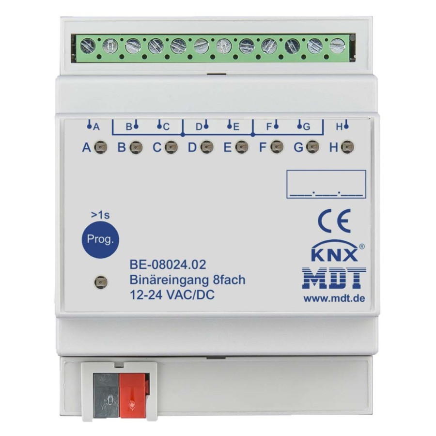 Binary Input   8-fold, inputs 12-24VAC/DC