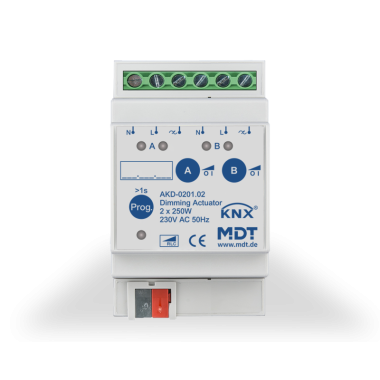 Dimming Actuator 2-fold, 4SU MDRC, 250W, 230VAC, measurement