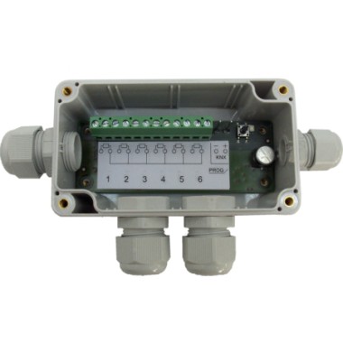 Temp controller/-sensor 6-fold surface mounting