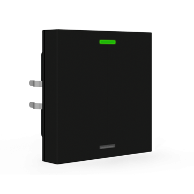 KNX Push Button Lite 55 1-fold, RGBW Blanc