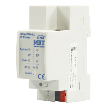 IP Router with IP Secure and Data Secure, 2SU MDRC, with email and time server functions