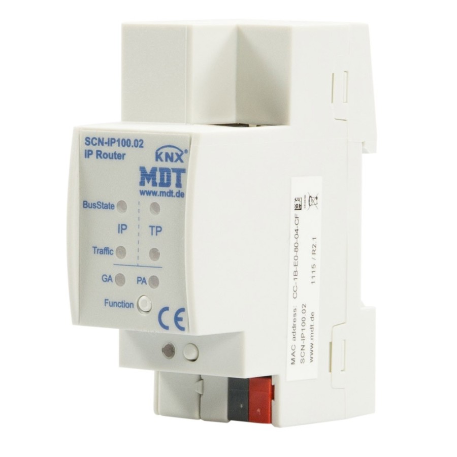 IP Router with IP Secure and Data Secure, 2SU MDRC, with email and time server functions