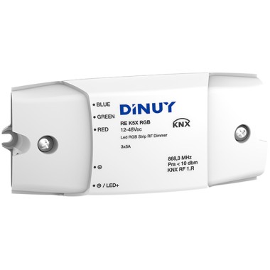 3-CHANNEL RGB LED STRIPS KNX-RF DIMMING ACTUATOR – RE K5X RGB