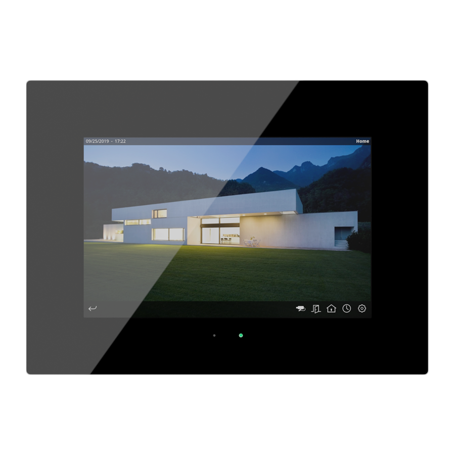 HC3L-KNX 10.1”, GLASS black