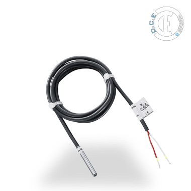 Sonde PT 1000 standard 6 mm × 50 mm, câble de raccordement de 3 m