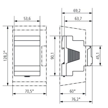 KNX TOP3 Bluetooth 8c DCF-GPS Digital Annual and Astronomical Clock
