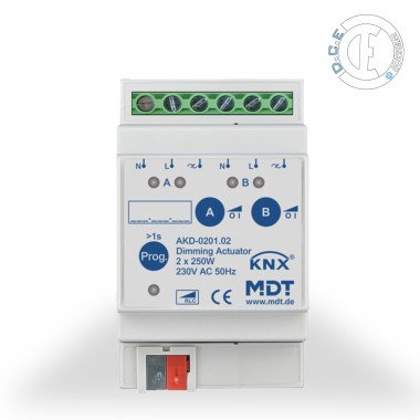 Dimming Actuator MDRC, 250W, 230VAC, measurement