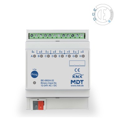 Binary Input   8-fold, inputs 12-24VAC/DC