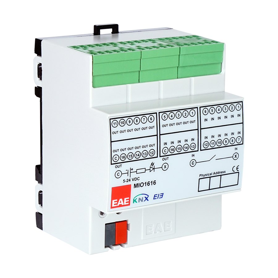 MIO1616 - Multi Input/Output 16 Inputs + 16 Outputs