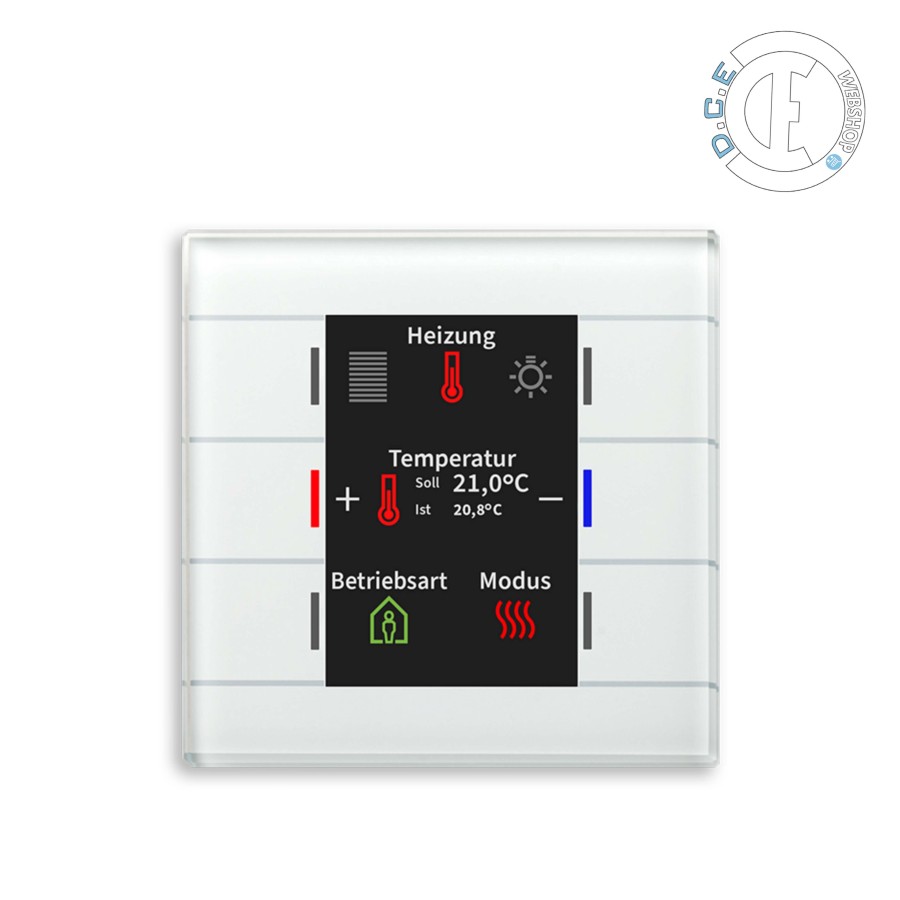 Glass Push Button II Smart Flush mounted