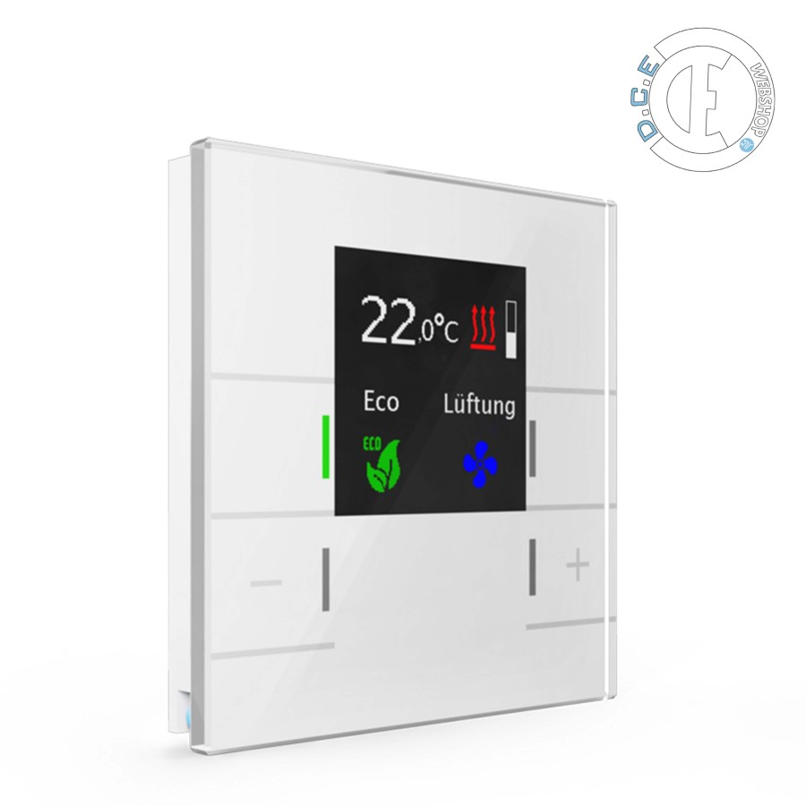 Glas Raumtemperaturregler Smart