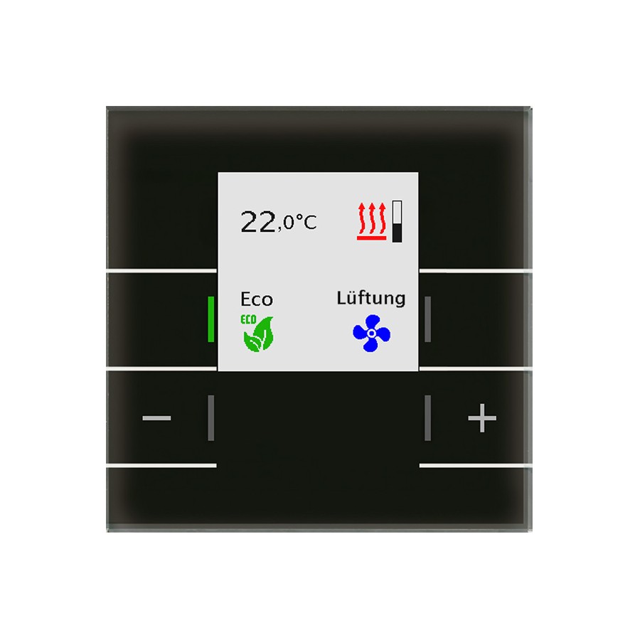 Glas Raumtemperaturregler Smart