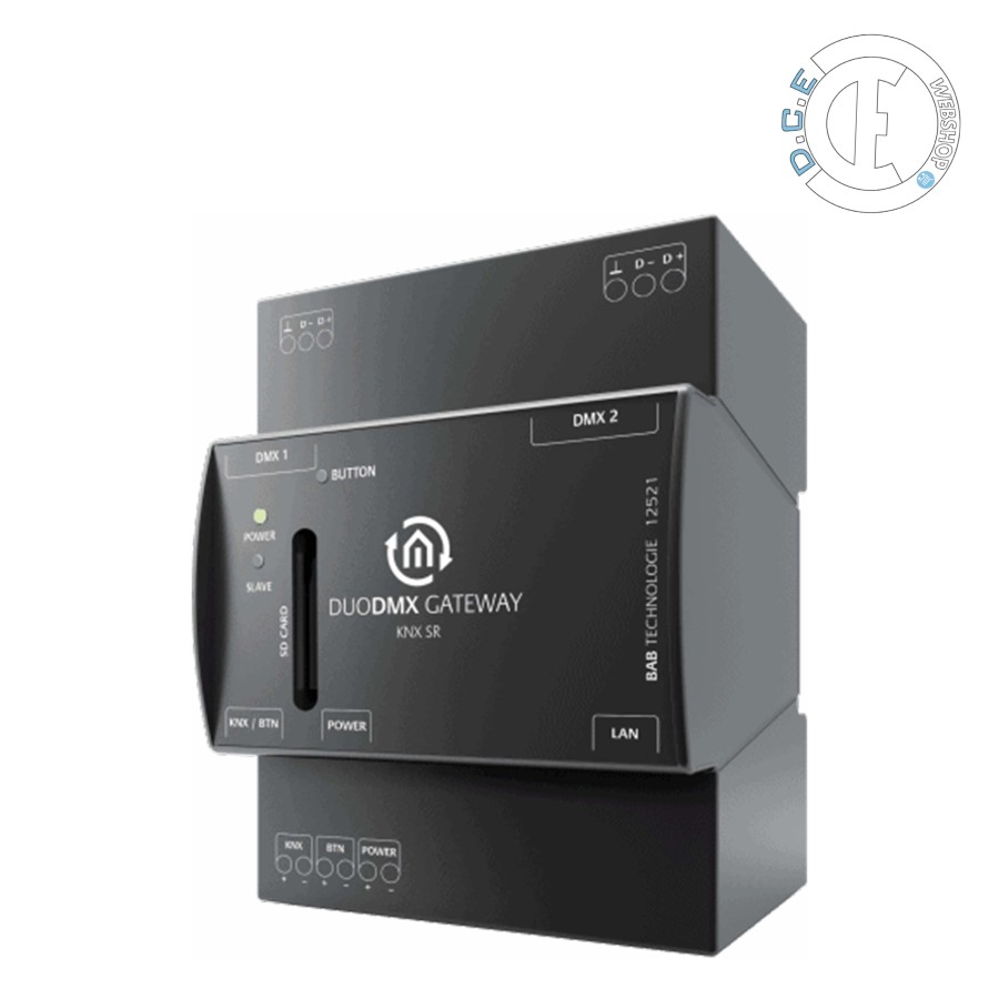 Duo DMX Gateway KNX / TP rail din