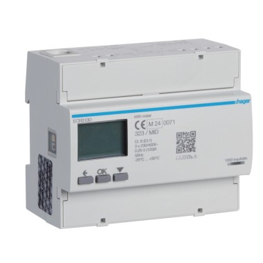 Direct three-phase meter 125A 6M