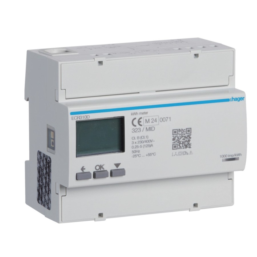 Direct three-phase meter 125A 6M